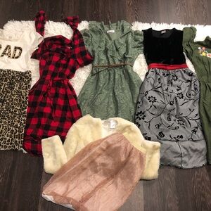 Girls Clothing Lot size 14/16 Dresses Long Sleeve Jacket Dressy Casual School